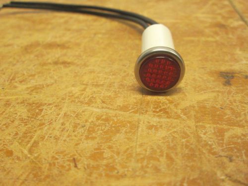 Solico red 125v 3w 1/2dia light