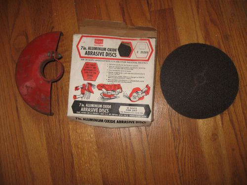 ABRASIVE DISCS NEW 7.5 INCH CRAFTSMAN 76 PIECES PLUS MORE HEAVY DUTY