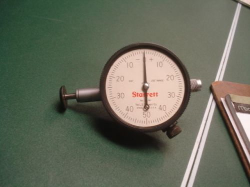 Starrett micrometer gage gauge plunger .250&#034; range movable face surface depth