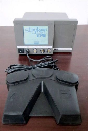 Stryker TPS Endoscopy Shaver Console 5100-1  v4.4 Footswitch 5100-8 WARRANTY