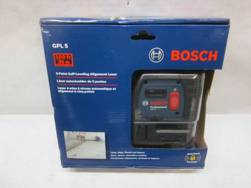 Bosch gpl5 5-point self-leveling alignment laser level- new!!! for sale