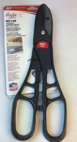 SHEET METAL ALUMINUM TIN SNIPS CUTTING USA MADE 3 1/4&#034; CUT LENGTH 461.WP.5D