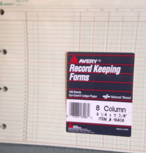 Record Keeping Forms 100 Sheets