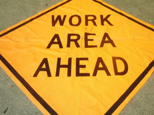 USA-SIGN 669-C/48-EMO-WA 48in WORK AREA AHEAD Mesh G6330012