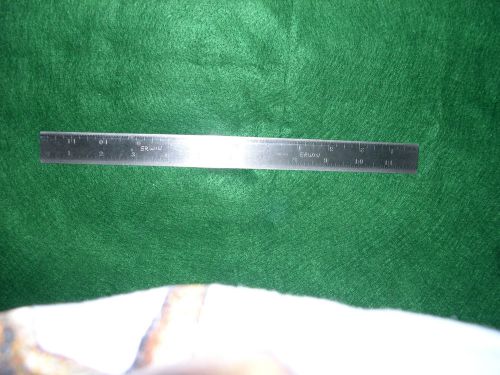 Starrett 12&#034; Beveled Edge #407  Spring Tempered #7 Graduation  Rule