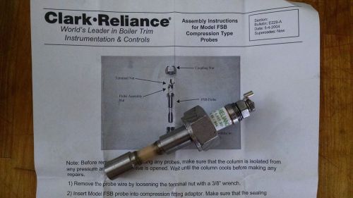 NEW CLARK-RELIANCEFSB030 Probe For ESB3000 Series Electrolev Column  RFSB030RK