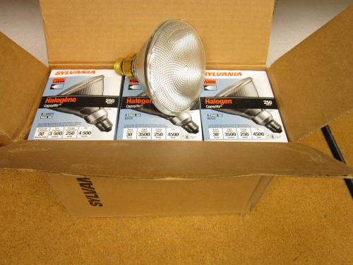 Sylvania 250PAR/CAP/FL/30 Incandescent Flood Light 250W 120V PAR38 New  Box Of 6