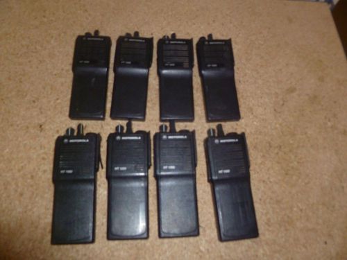 Lot of EIGHT Motorola HT1000 Two Way Radios - Parts or Repair