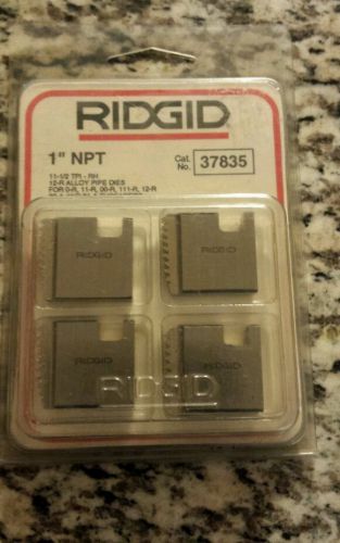 *NEW* RIDGID 1&#034; NPT, 12-R  ALLOY PIPE DIES, 37835 THREADERS, RIGID