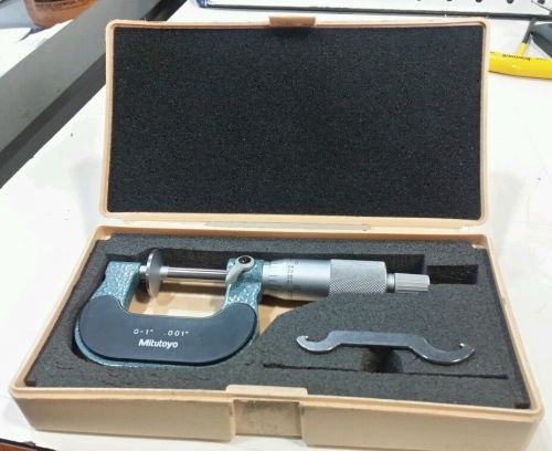 Mitutoyo disk micrometer 0-1