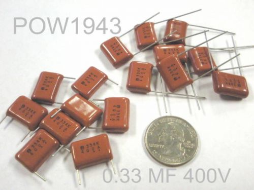 ( 20 PC. ) PANASONIC CAPACITORS 0.33MF AT 400V POLYESTER FILM