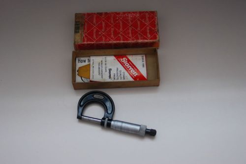 Starrett 436RL 1&#034;  Micrometer In Box *NO RESERVE*