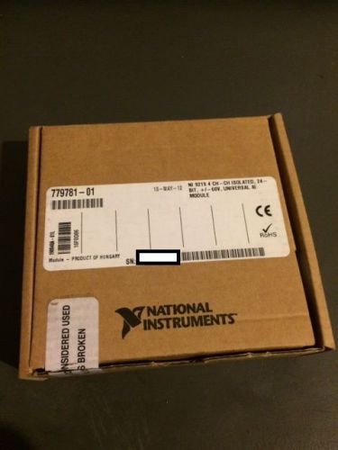 National Instruments NI 9219 Analog Input Module BRAND NEW! cDAQ