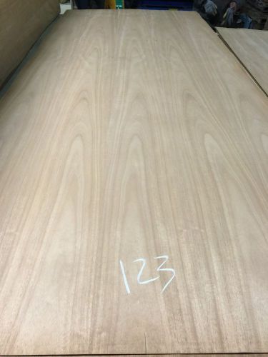 Wood veneer mahogany 48x120 1pc total 10mil paper backed &#034;exotic&#034;wcw 123 for sale