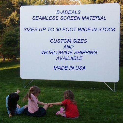 B-ADEALS 9x16 Ft 220&#034; 16:9 New Fold 2D 3D HD Movie Projector Screen Material MW