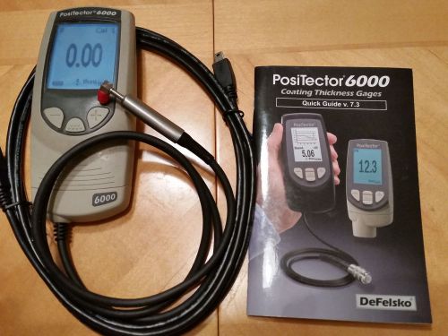 DeFelsko Positector 6000 Standard W/ NEW F90S thickness Probe