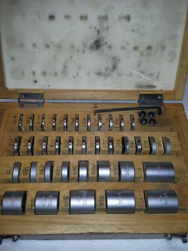 36 Piece Round gage Block spacer Set  NR