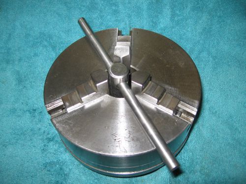 FITS HARDINGE 3 JAW  6&#034; CHUCK MODEL 101 21680 &amp; Chuck Key less than .001 runout