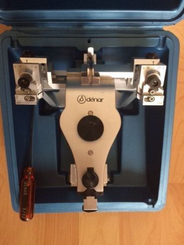 DENAR D5A DENTAL ARTICULATOR w/ CASE FULLY ADJUSTABLE LAB HANAU WHIPMIX WATERPIC