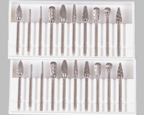 20pcs DENTAL Tungsten Carbide Burs 2.35mm For Polisher Handpiece High Quality