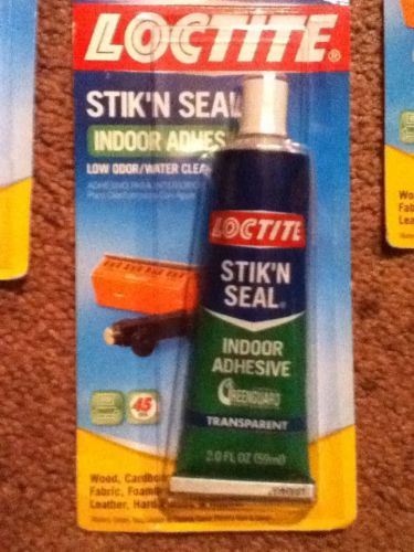 NEW! LOCTITE STIK&#039;N SEAL Indoor Adhesive 2 oz. 212220