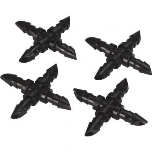 4PK 1/4&#034; BARBED CROSS R399CT