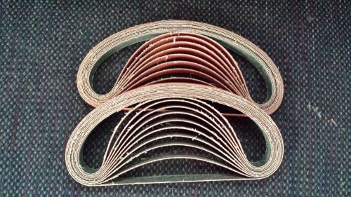 1/2&#034; x 18&#034; 80 grit ps999 ceramic+ sanding belts (1 box of 20) for sale