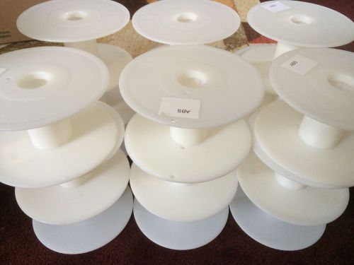 Empty 3D Printer Plastic Filament Spools (Box of 18)