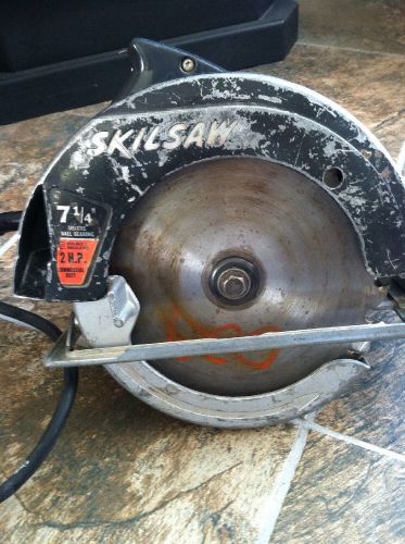 Vintage Skilsaw 7 1/4 circular saw  2 H.P.  Model 559  commercial grade WORKS !