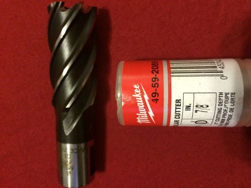 Milwaukee 49-59-2089 7/8 in. x 2 in. High Speed Steel Annular Cutter NEW