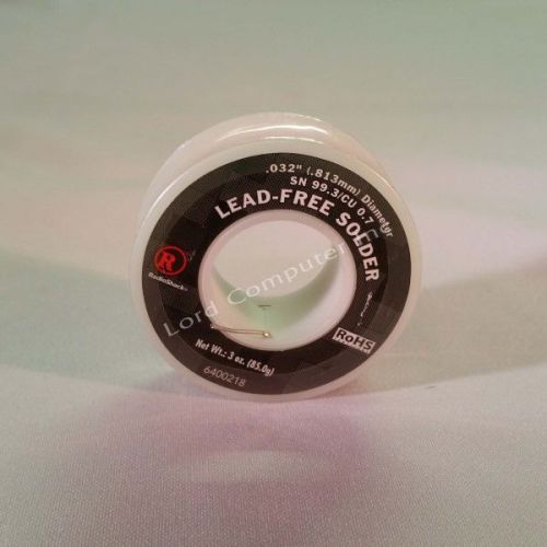 RADIOSHACK® LEAD-FREE SOLDER (SNCU) 0.032&#034;