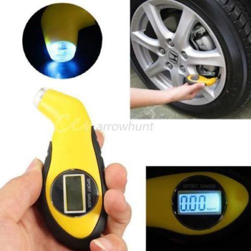 Lcd digital tire tyre air pressure gauge tester tool for auto car motorcycle for sale