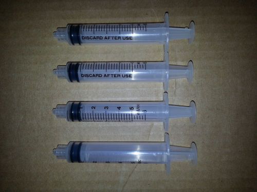 4  6cc syringes with luer lock dispense adhesive glue grese paste for sale