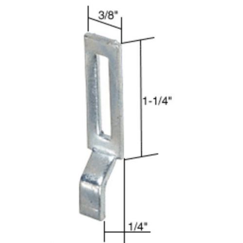 CRL 3/8&#034; Wide Sliding Screen Door Latch Strike with 1/4&#034; Grip A148