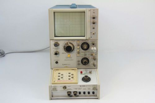 TEKTRONIX 577 CURVE TRACER W/ 177 STANDARD TEST FIXTURE