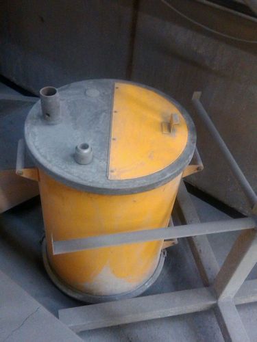 Gema powder coating 50 lbs. Production hopper with cart