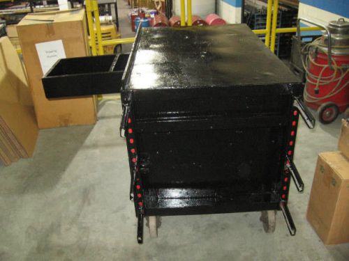 Vintage heavy duty industrial maintenance cart