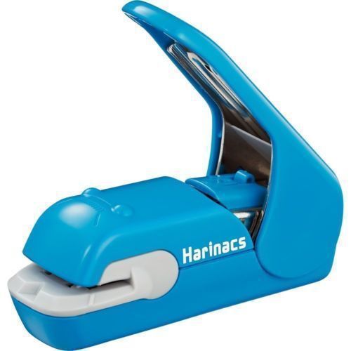 Kokuyo Harinacs Press Stapleless Stapler Stationery Blue SLN-MPH105B New From JP