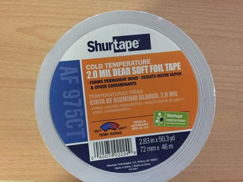 SHURTAPE #AF975CT 2.0 MIL DEAD SOFT FOIL ALUMINIUM TAPE 1.88 X 50YD 640AF2