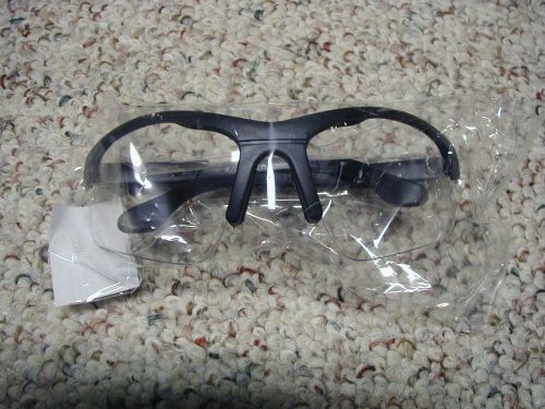 True power black framed clear safety glasses lot of 14 pair for sale