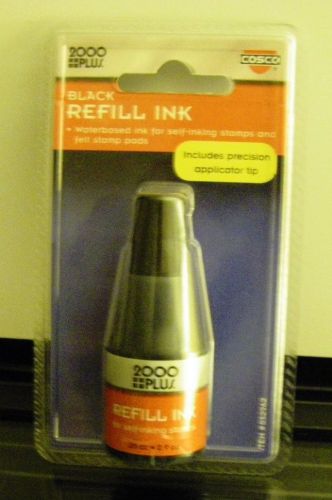 COSCO 2000 PLUS BLACK REFILL INK 032962 - 25CC / 0.9 FLUID OUNCE