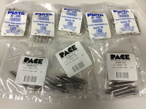 PLATO 30-300 DE-SOLDERING TIPS 10 PACK, SAME AS PACE 1121-0367