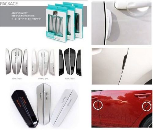 Wine Autoban Car Door Edge Guard White