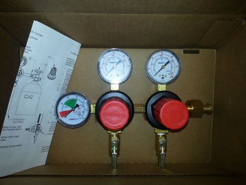 Taprite Dual Pressure 60# 2000# PSI Beer Primary Co2 Regulator, 752HP, 740