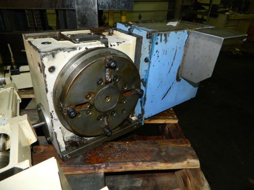 Tsudakoma 8-3/4&#034; Dia. NC Rotary Table, # RNCV-201R, W/ SEM Servo Motor, Used