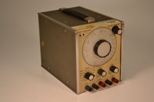 Hewlett packard 209a industrial electrical testing oscillator for sale