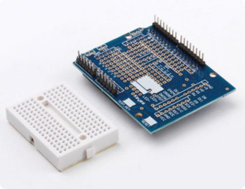 Arduino prototyping prototype shield protoshield with mini breadboard for sale