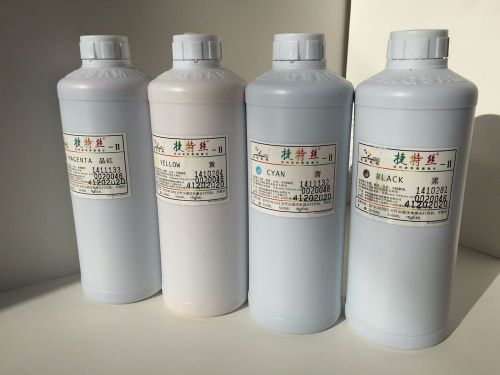 HongSam Direct to Garment printer ink - Yellow Cyan Magenta Black 1000MLx4 = 4L