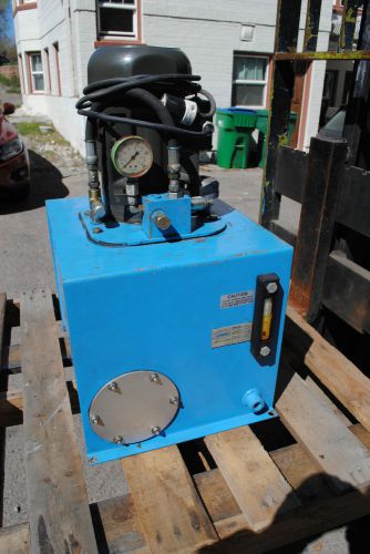 Vickers Eaton Hydraulics Hydraulic Power Unit TK10VP-FV03-M w/ Weg 1.5 HP motor