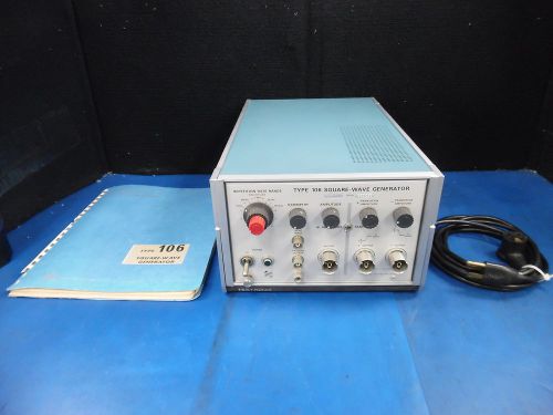 TEKTRONIX TYPE 106 SQUARE-WAVE GENERATOR W/MANUAL SN: 001486